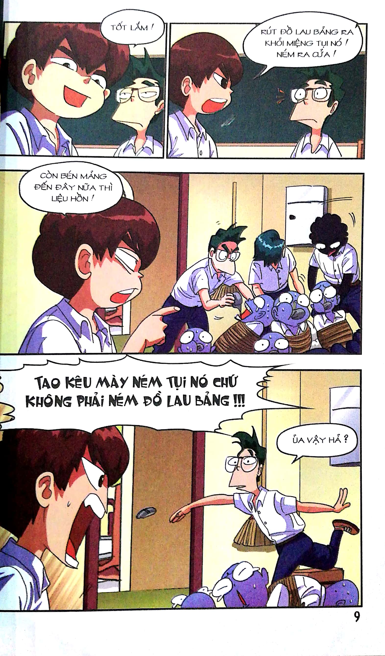 bộ học sinh chân kinh - tập 11: va lung tung