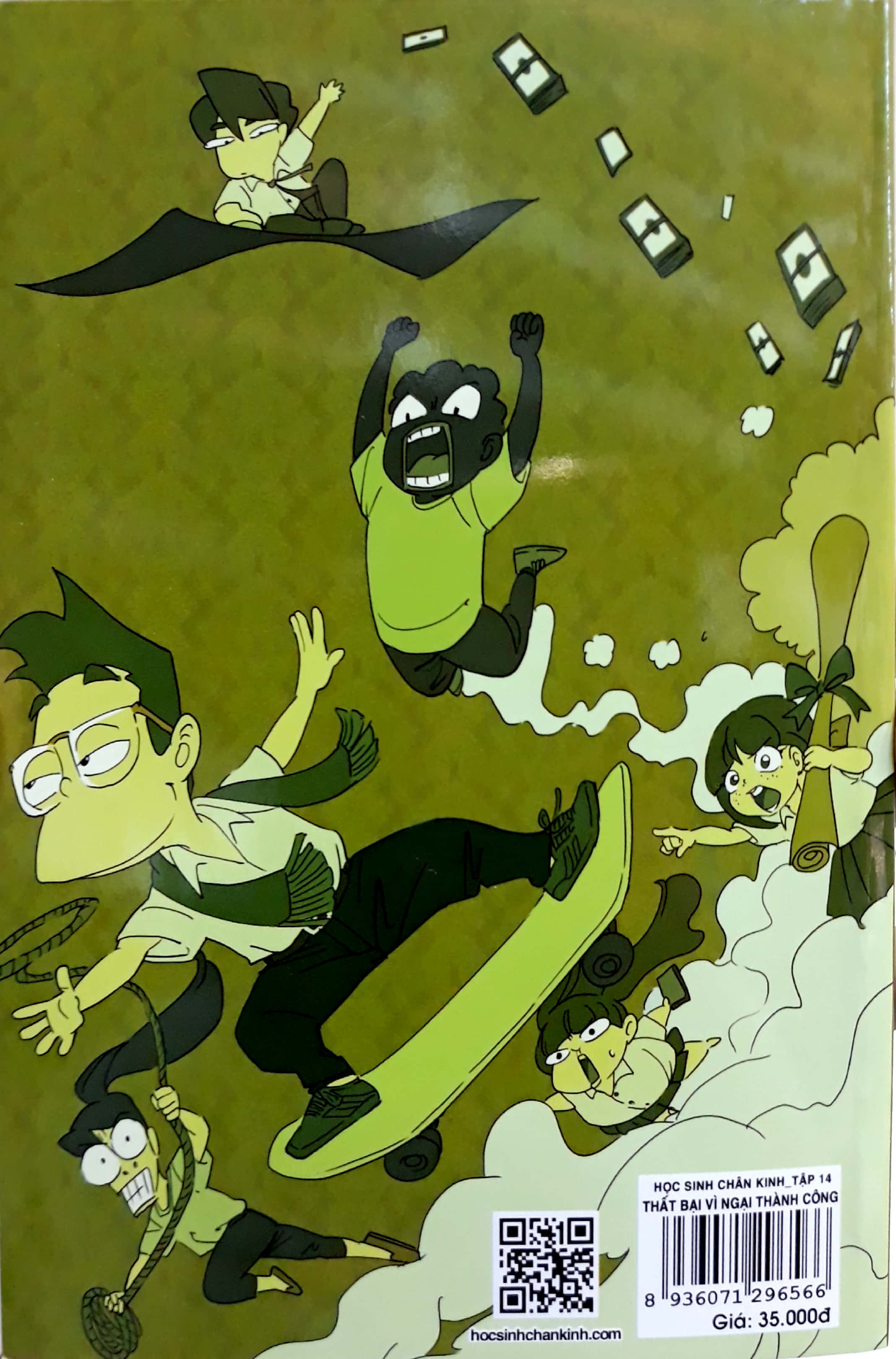 bộ học sinh chân kinh - tập 14: thất bại vì ngại thành công