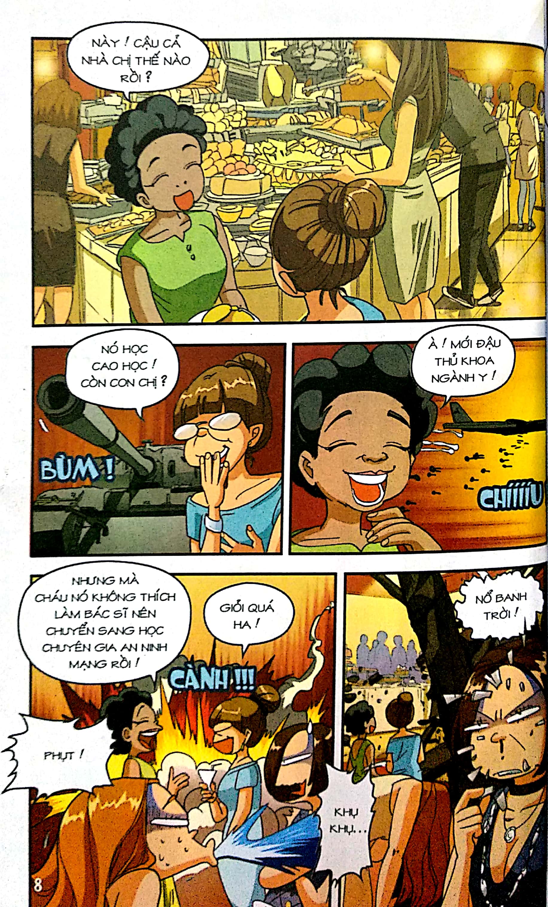 bộ học sinh chân kinh - tập 9: phụ huynh đi bụi