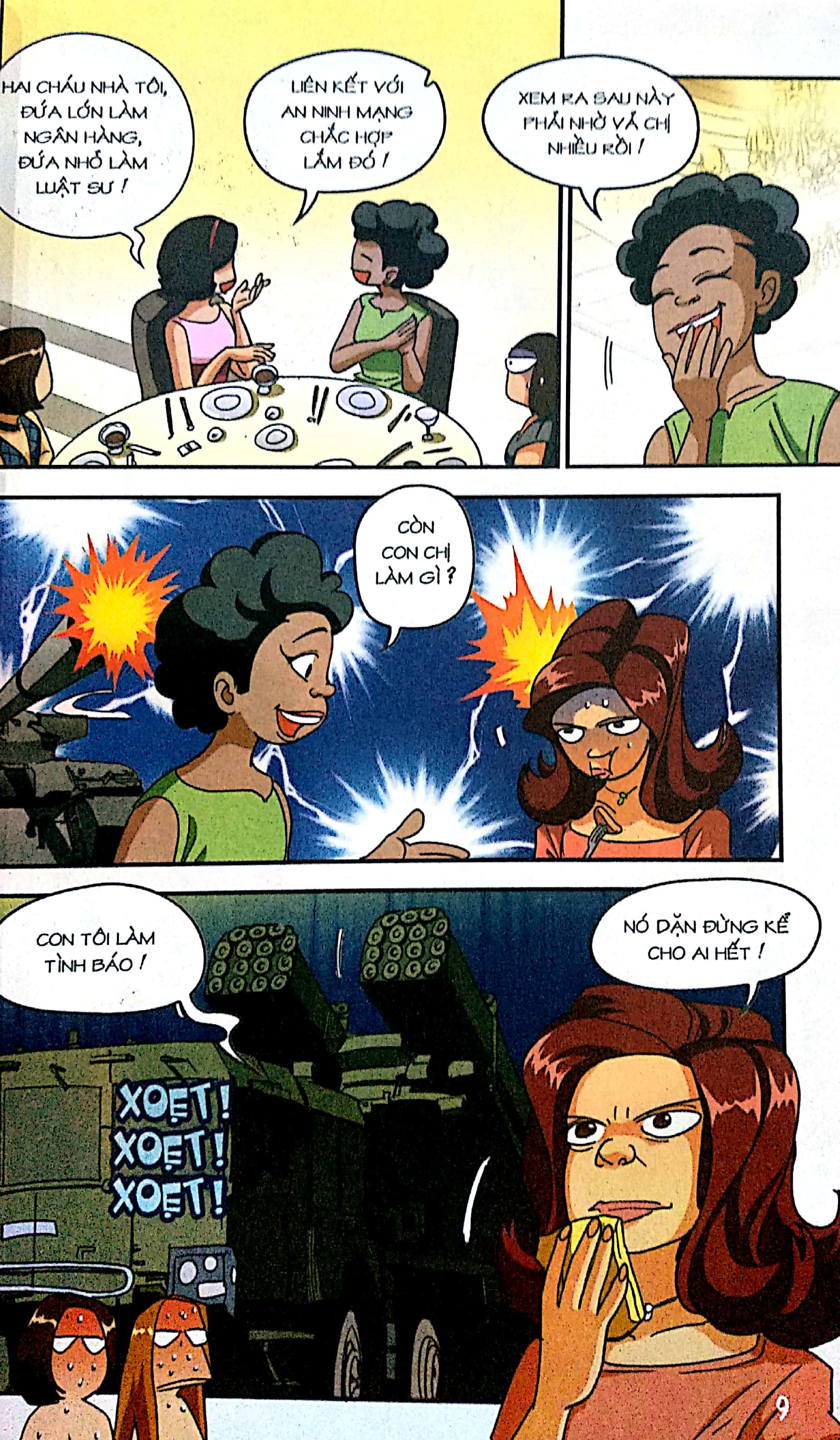 bộ học sinh chân kinh - tập 9: phụ huynh đi bụi