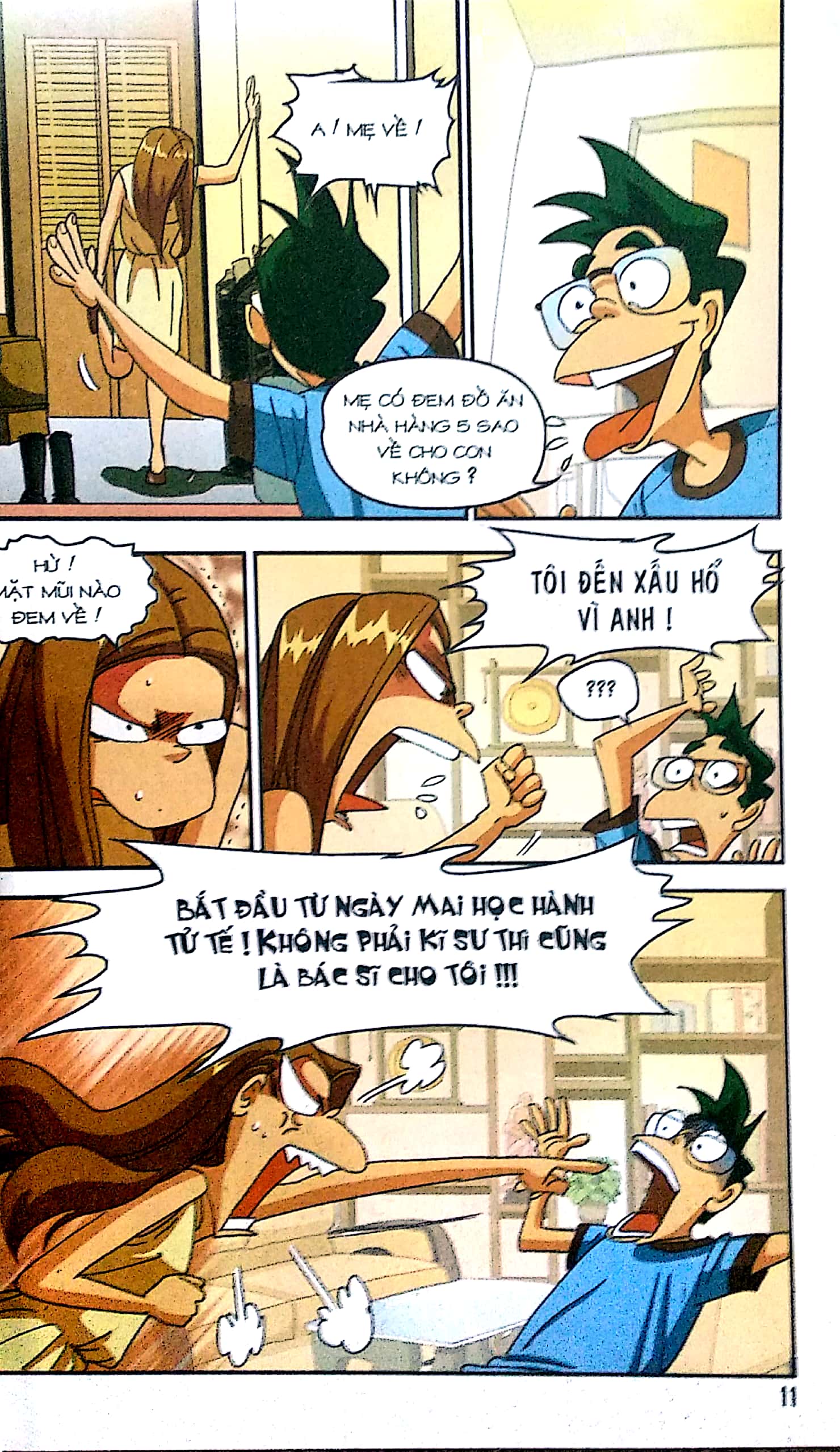 bộ học sinh chân kinh - tập 9: phụ huynh đi bụi