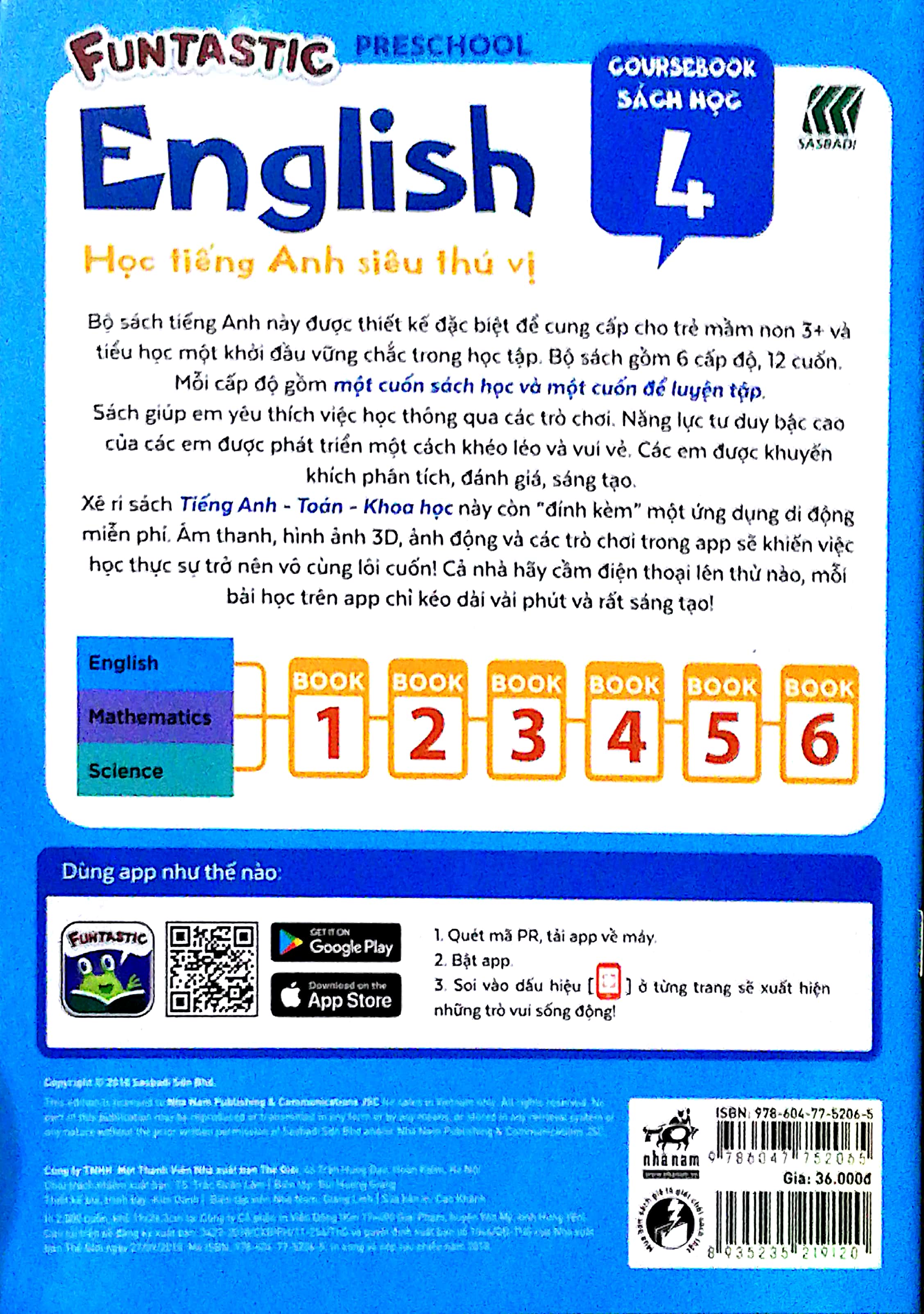 bộ học tiếng anh siêu thú vị - sách học 4