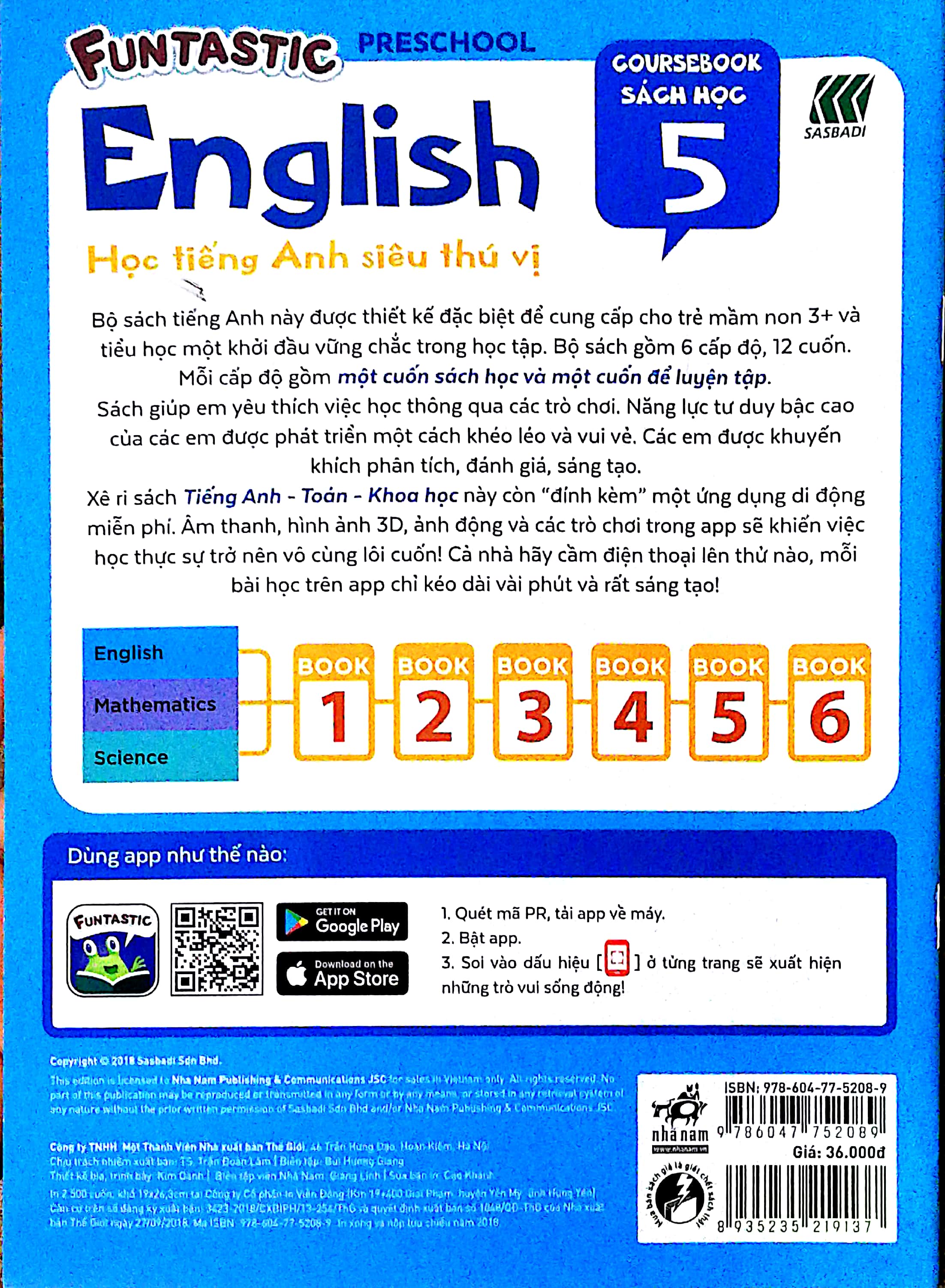 bộ học tiếng anh siêu thú vị - sách học 5