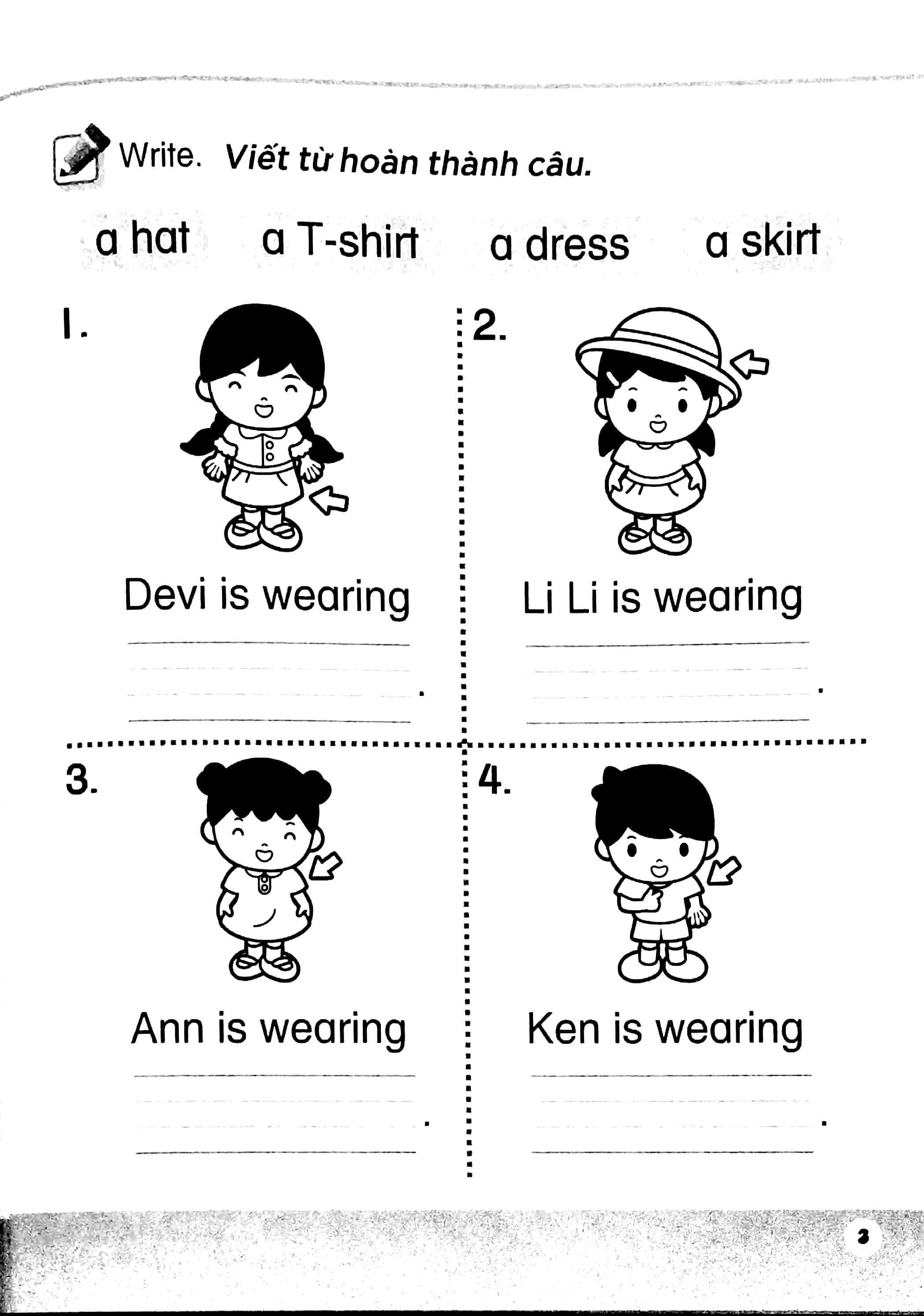 bộ học tiếng anh siêu thú vị - sách luyện tập 4