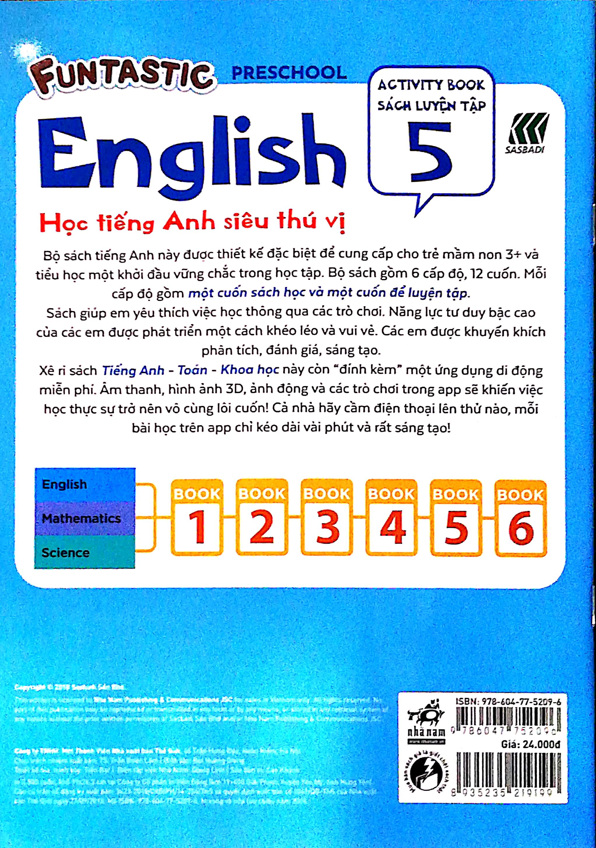 bộ học tiếng anh siêu thú vị - sách luyện tập 5