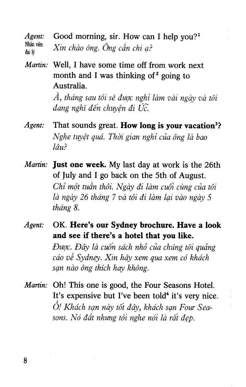 bộ học tiếng anh theo đĩa hình - đi du lịch nước ngoài (kèm 1 vcd)