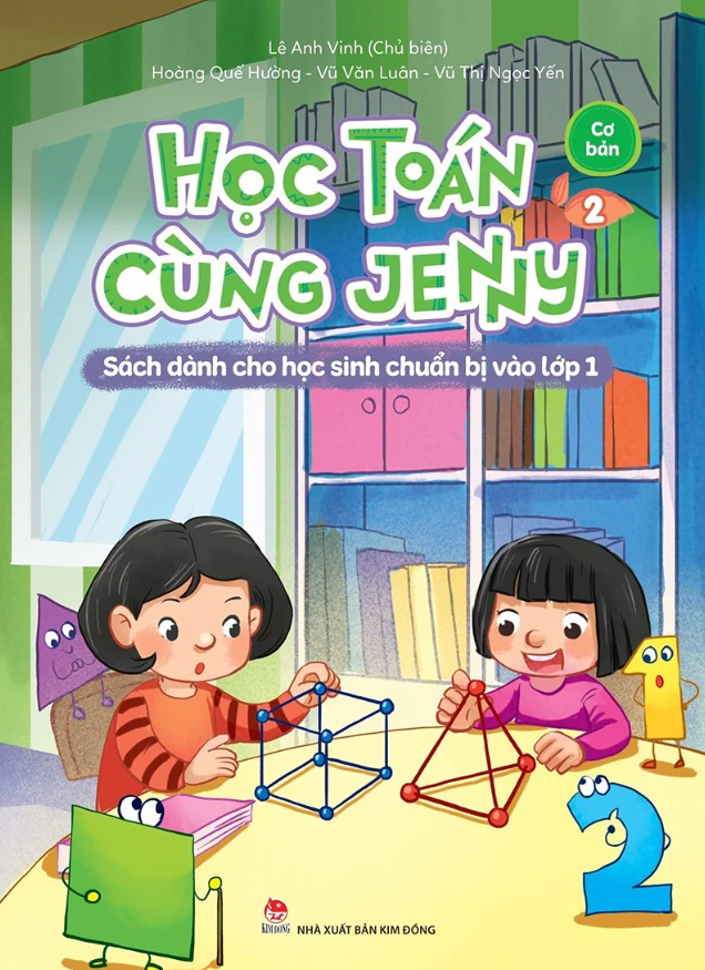 bộ học toán cùng jenny - sách dành cho học sinh chuẩn bị vào lớp 1 - bộ cơ bản - tập 2