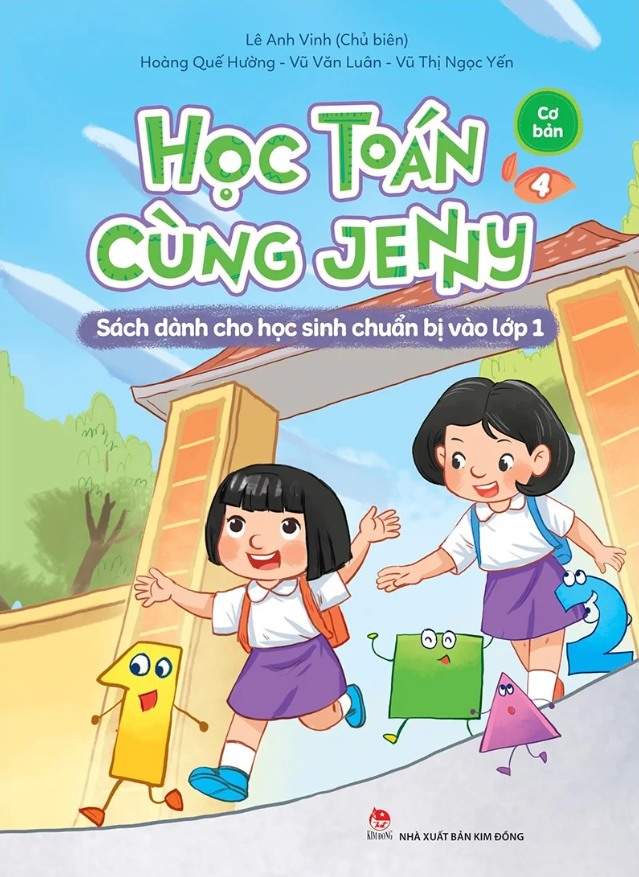 bộ học toán cùng jenny - sách dành cho học sinh chuẩn bị vào lớp 1 - bộ cơ bản - tập 4