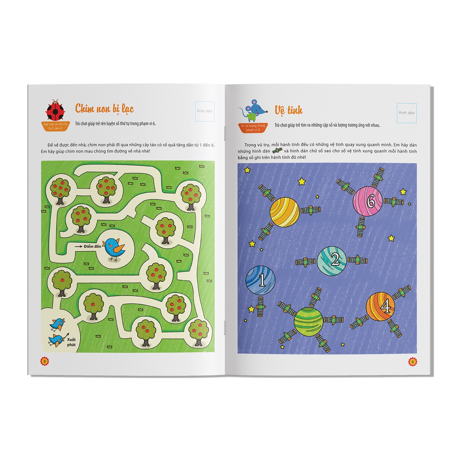 bộ học toán thật đơn giản: 3-4 tuổi - tập 2