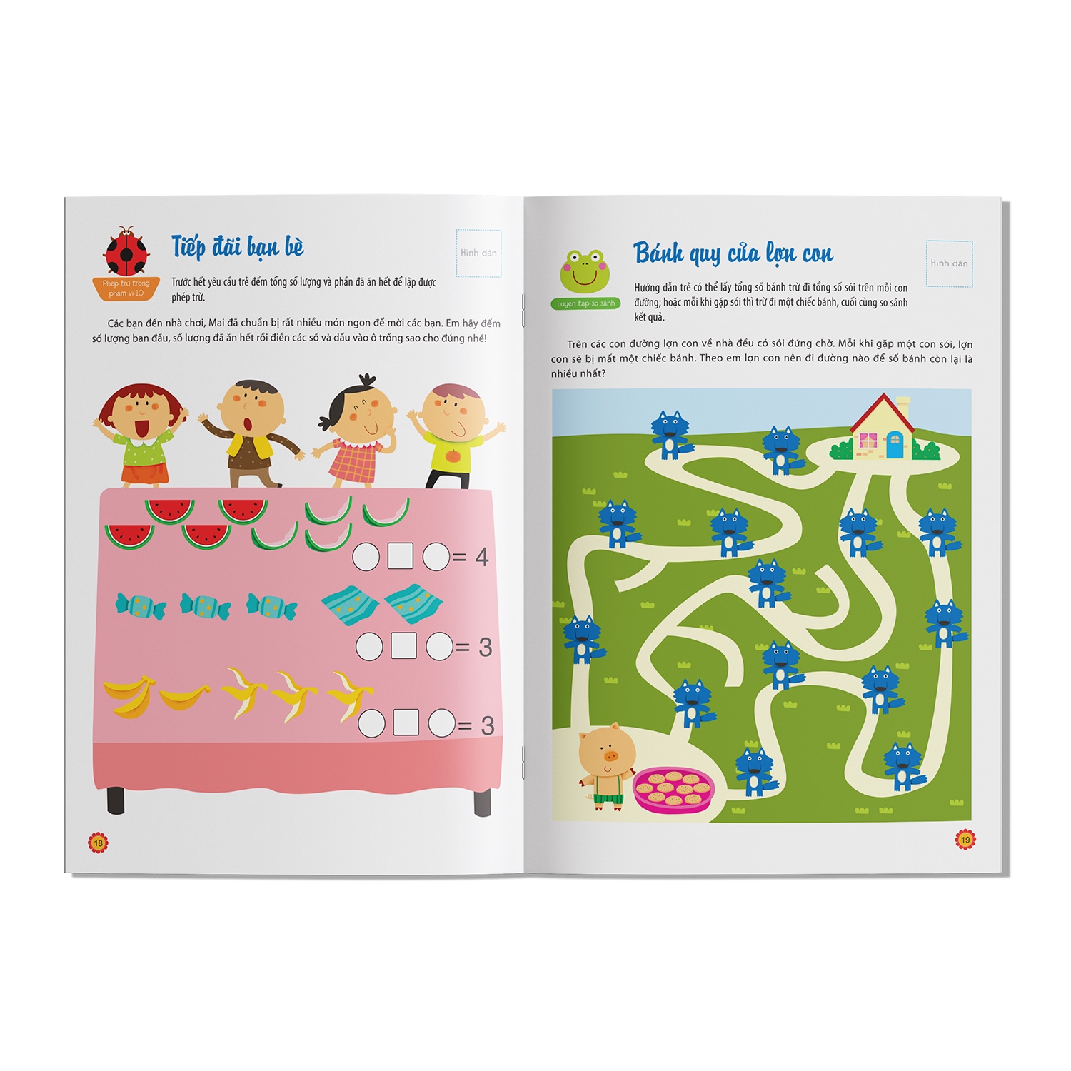 bộ học toán thật đơn giản: 4-5 tuổi - tập 2