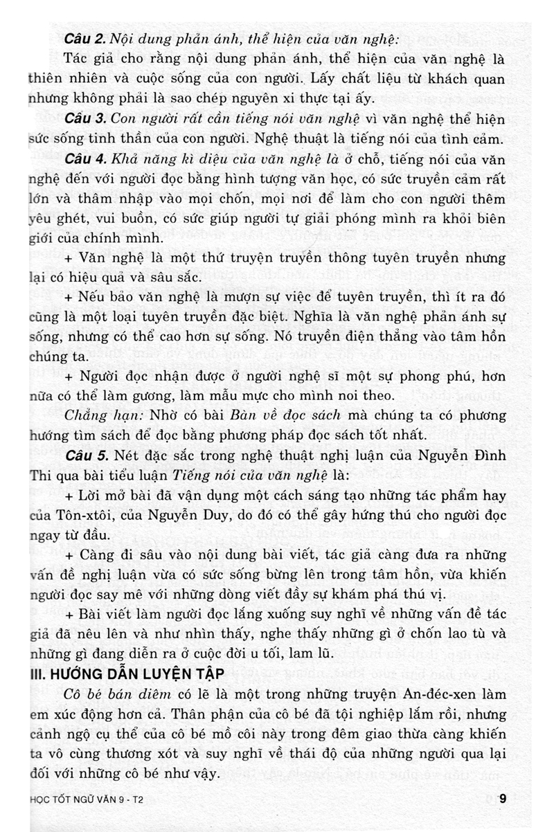 bộ học tốt ngữ văn 9 - tập 2