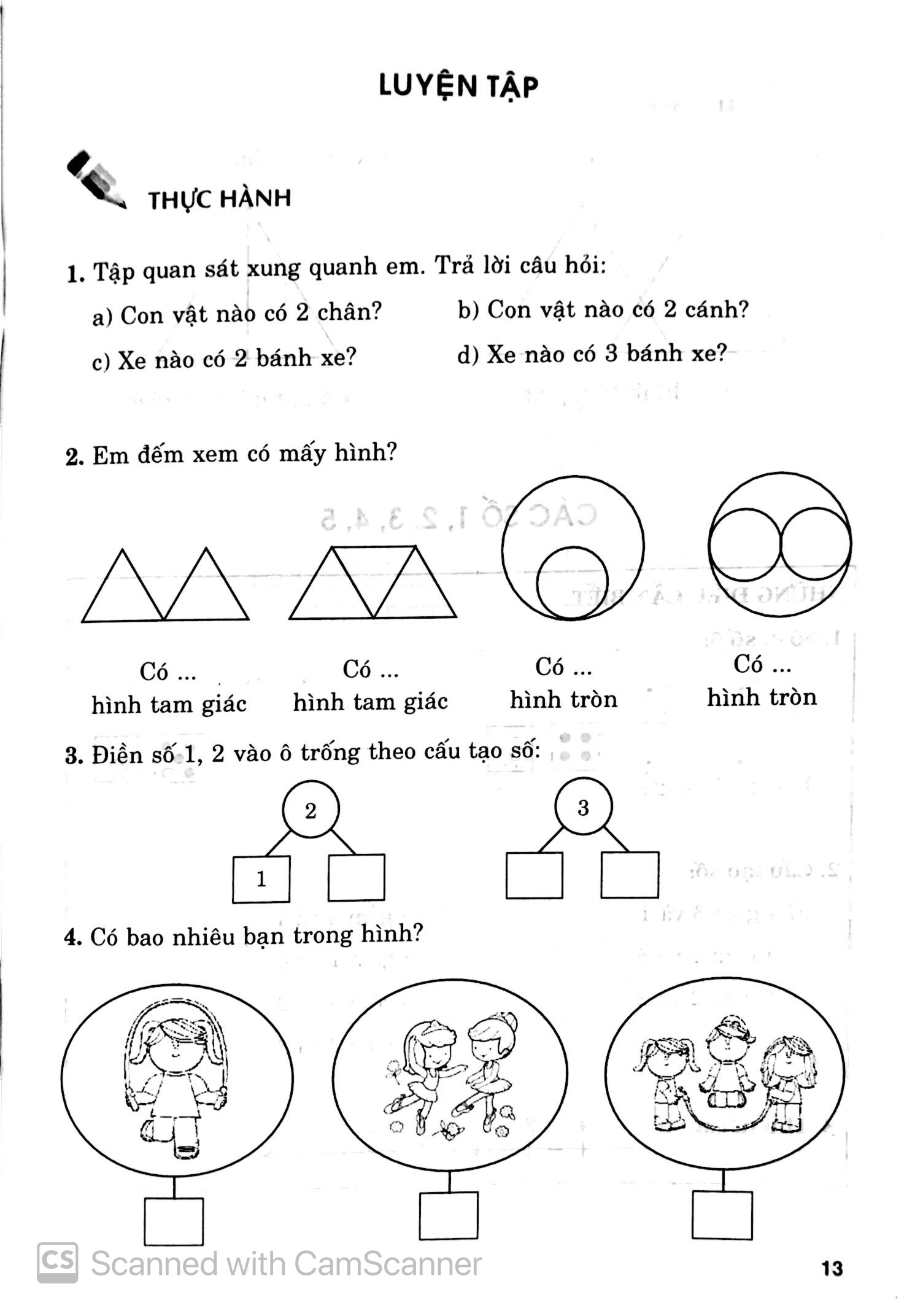 bộ học và hành toán 1 - tập 1