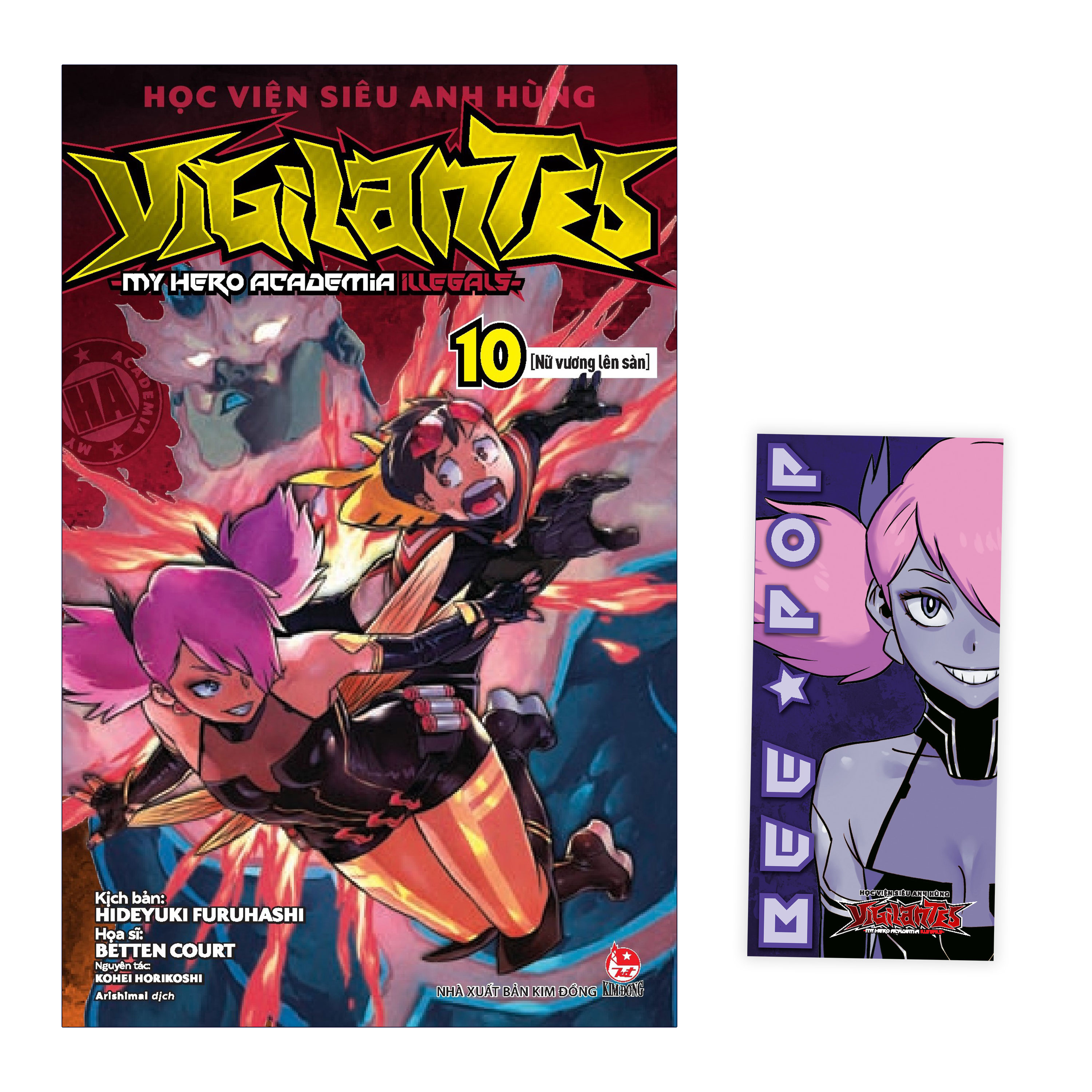 Bo
						
										
										Hoc Vien Sieu Anh Hung Vigilantes - My Hero Academia Illegals - Tap 10 - Nu Vuong Len San - Tang Kem Bookmark