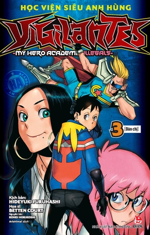 bộ học viện siêu anh hùng vigilantes - my hero academia illegals - tập 3 - đàn chị - tặng kèm bookmark