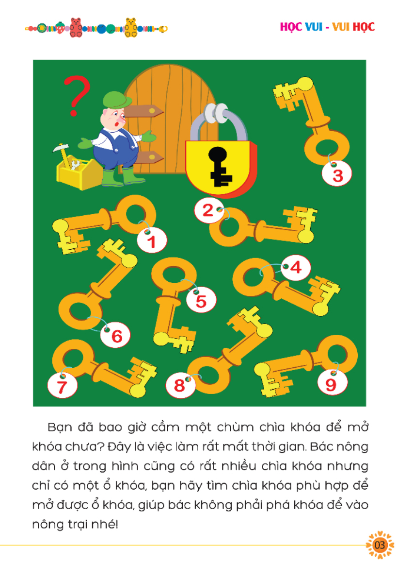 bộ học vui-vui học - 200 câu hỏi iq cho trẻ - trắc nghiệm iq - cấp độ 2