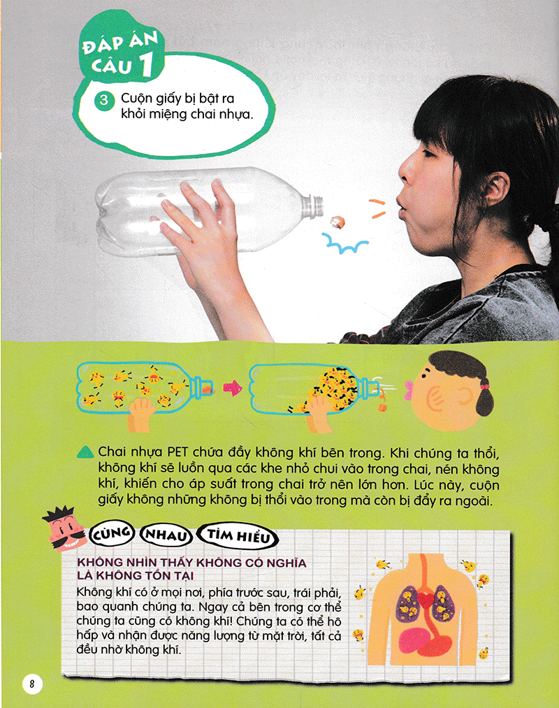 bộ hỏi đáp khoa học vui: nước biết trèo tường sao? - 29 thí nghiệm khoa học cực dễ làm