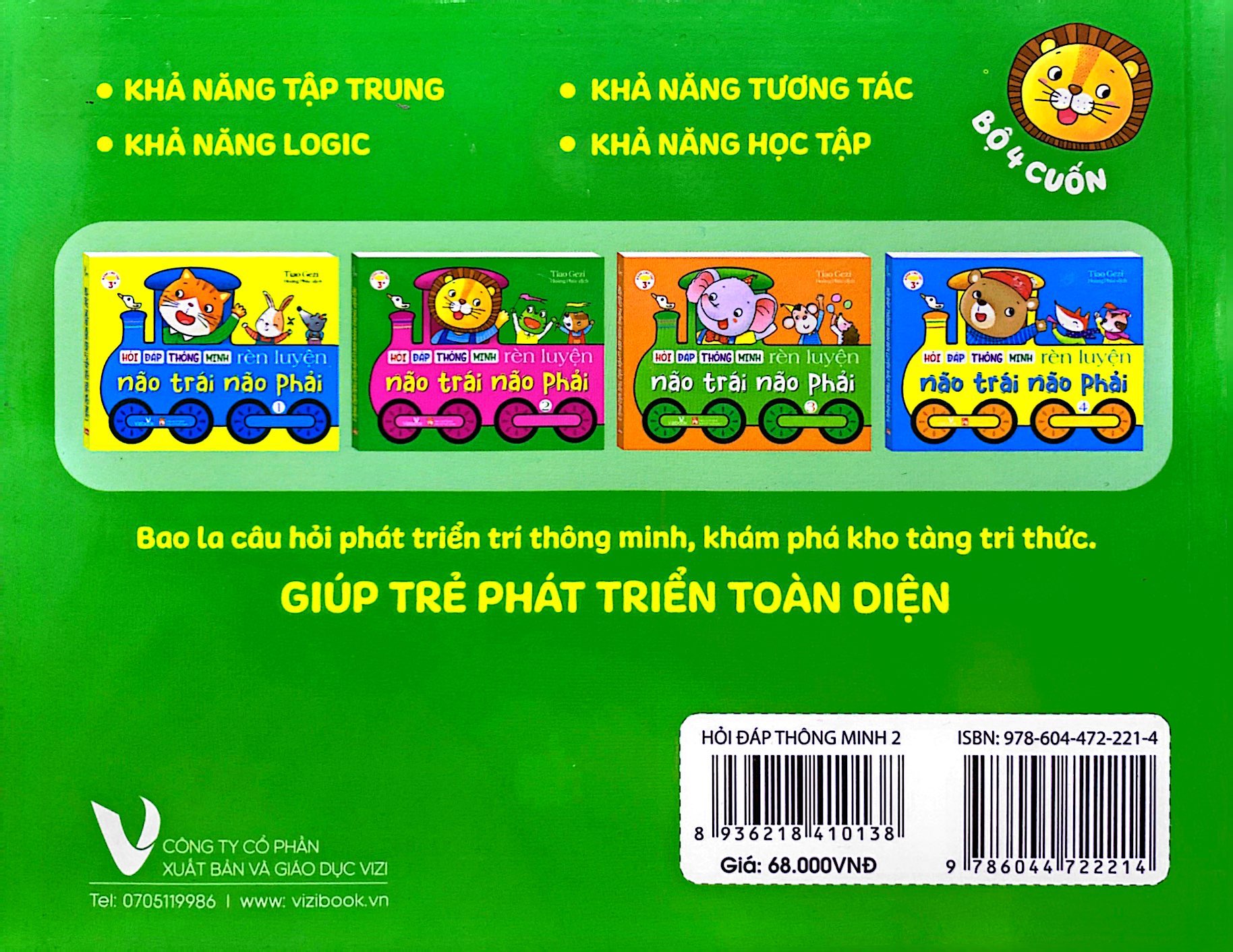 bộ hỏi đáp thông minh - rèn luyện não trái não phải - tập 2