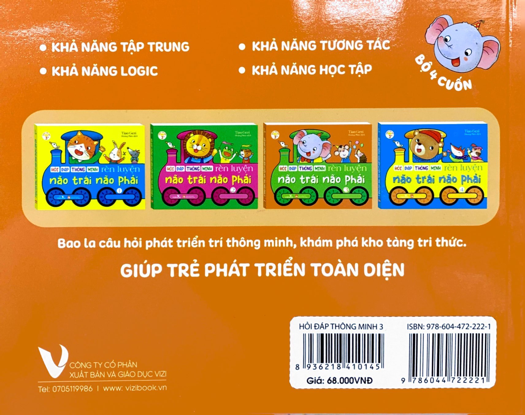 bộ hỏi đáp thông minh - rèn luyện não trái não phải - tập 3