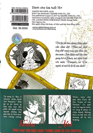 bộ hồi kí vanitas - tập 3 (tái bản)