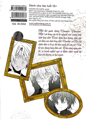 bộ hồi kí vanitas - tập 4 (tái bản)