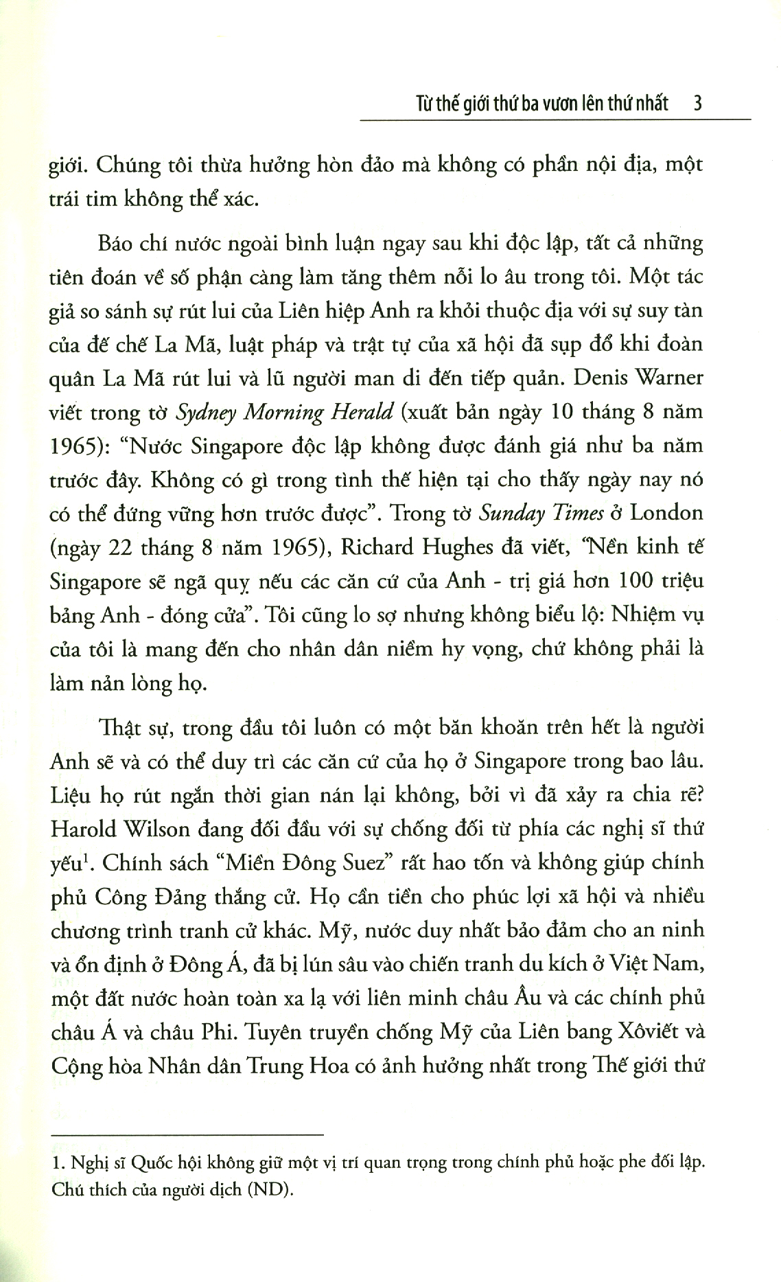 bộ hồi ký lý quang diệu - tập 2: từ thế giới thứ ba vươn lên thứ nhất (tái bản 2023)