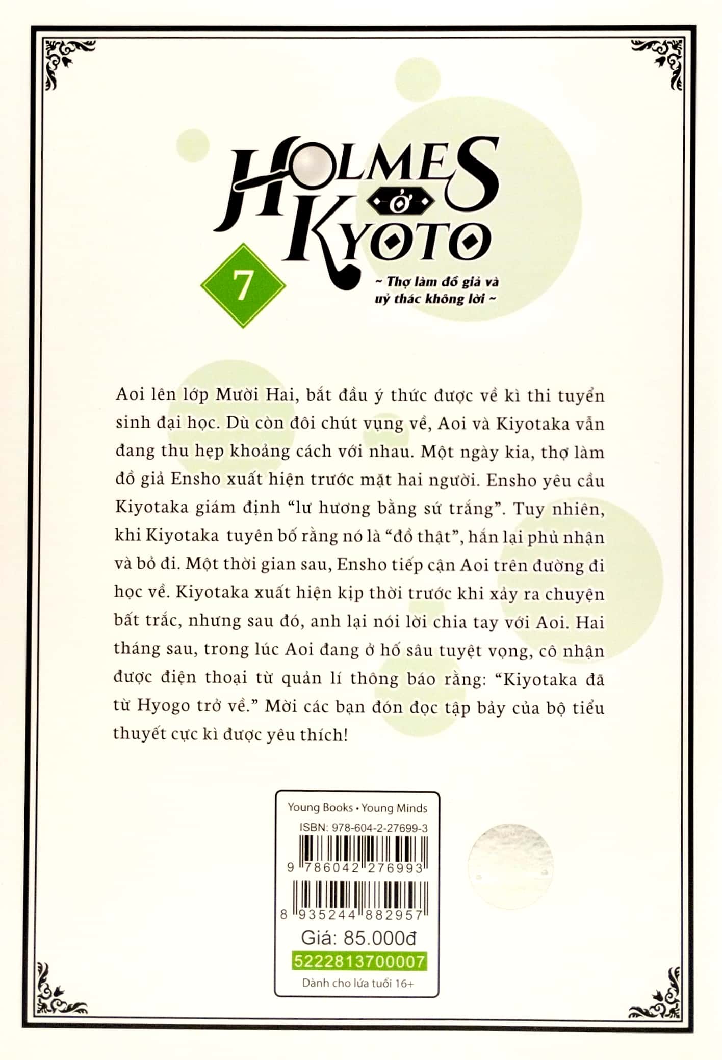 bộ holmes ở kyoto - tập 7 - tặng kèm postcard