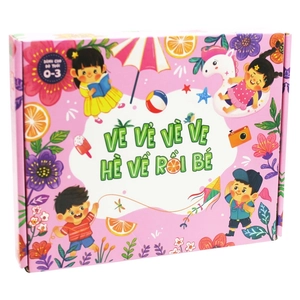 bộ hộp quà 1/6 - độ tuổi 0-3: ve vẻ vè ve - hè về rồi bé
