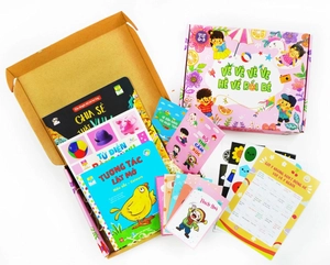 bộ hộp quà 1/6 - độ tuổi 0-3: ve vẻ vè ve - hè về rồi bé