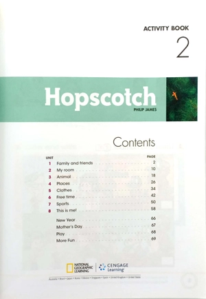 bộ hopscotch 2: activity book with audio cd