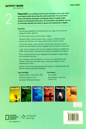 bộ hopscotch 2: activity book with audio cd