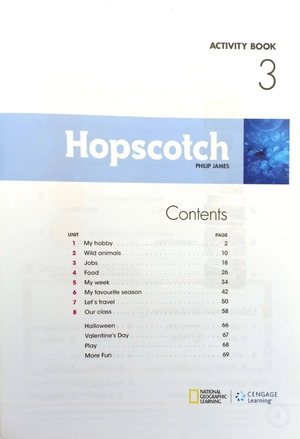 bộ hopscotch 3: activity book with audio cd
