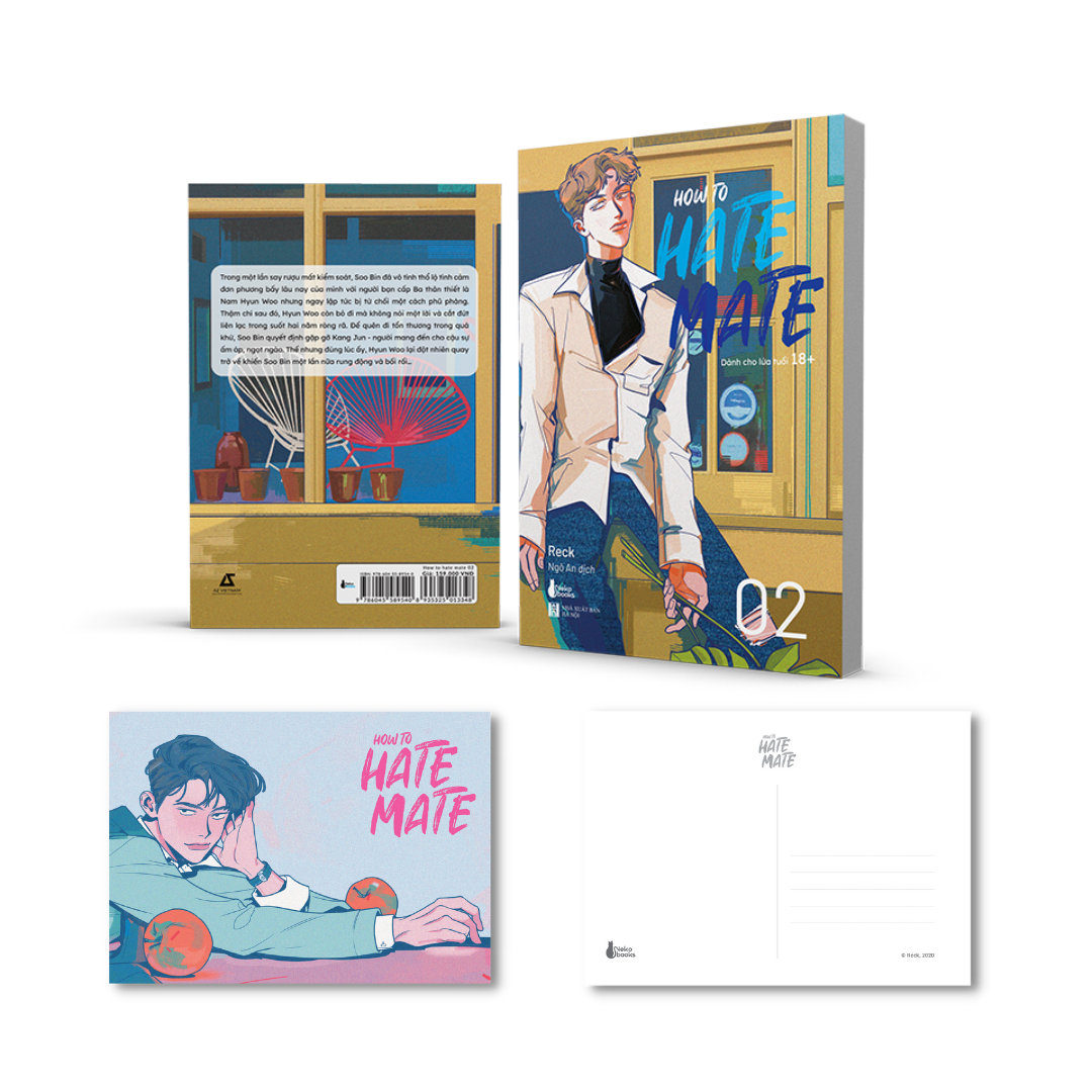 bộ how to hate mate - tập 2 - tặng kèm postcard
