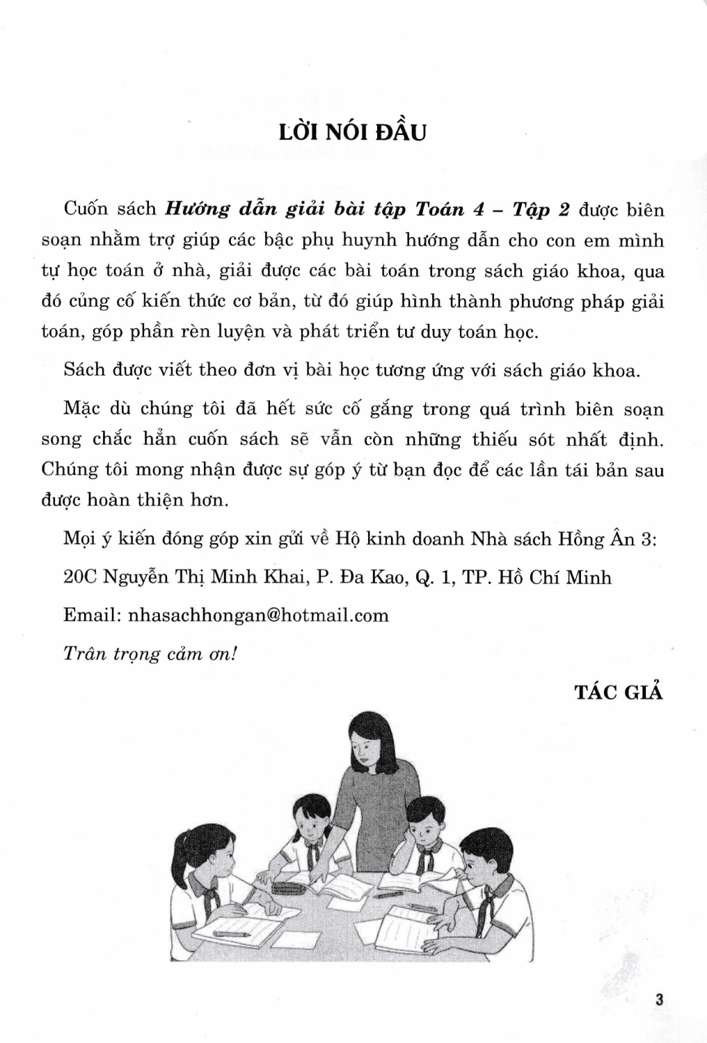 Bộ
						
										
										Hướng Dẫn Giải Bài Tập Toán 4 - Tập 2 (Cánh Diều)