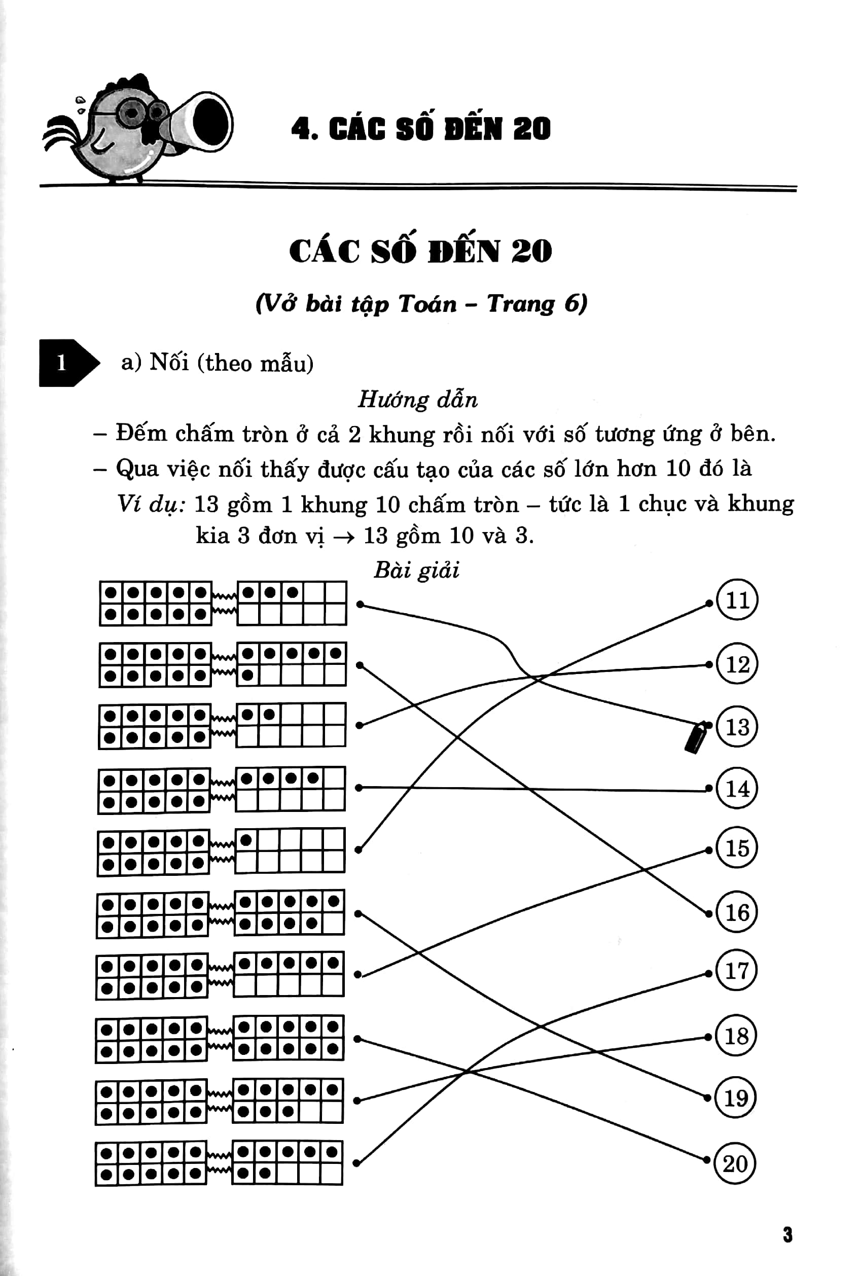 bộ hướng dẫn giải vở bài tập toán lớp 1 - tập 2 (chân trời sáng tạo)