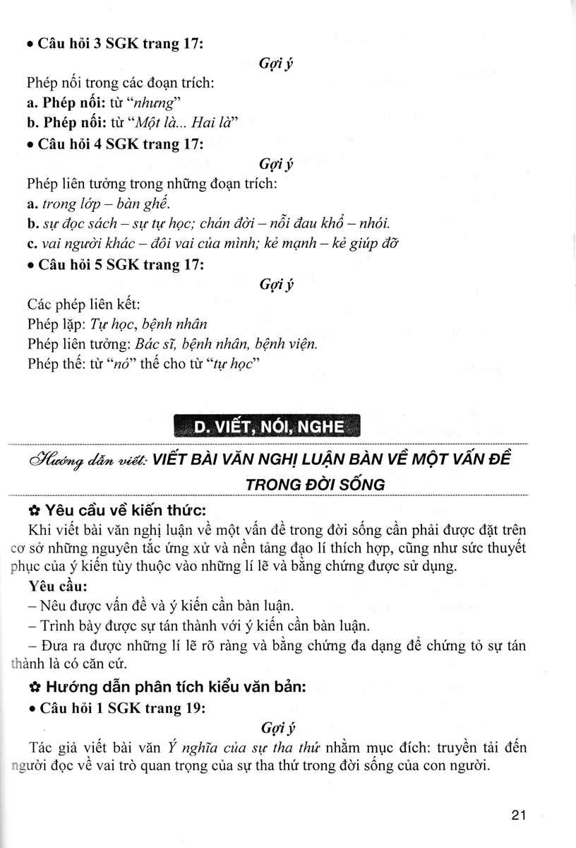 Bộ
						
										
										Hướng Dẫn Học Ngữ Văn 7 - Tập 2 (Chân Trời)