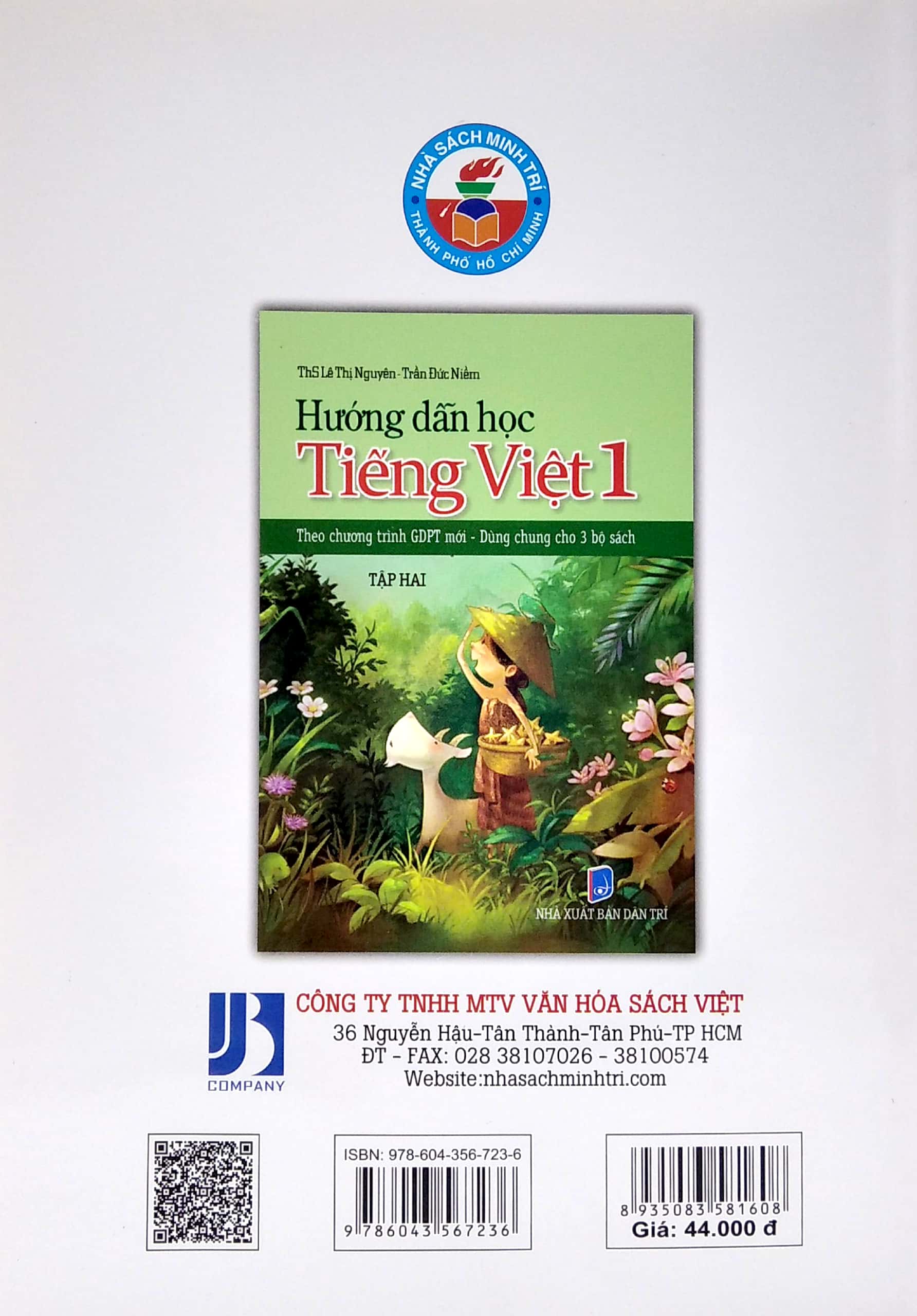 Bo
						
										
										Huong Dan Hoc Tieng Viet 1 - Tap 2 (Theo Chuong Trinh GDPT Moi - Dung Chung Cho 3 Bo Sach)