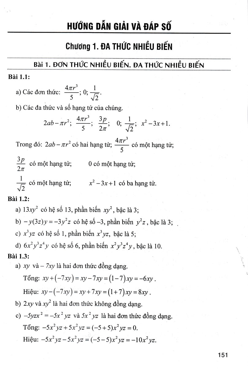 bộ hướng dẫn học tốt toán 8 - tập 1 (bám sát sgk cánh diều)