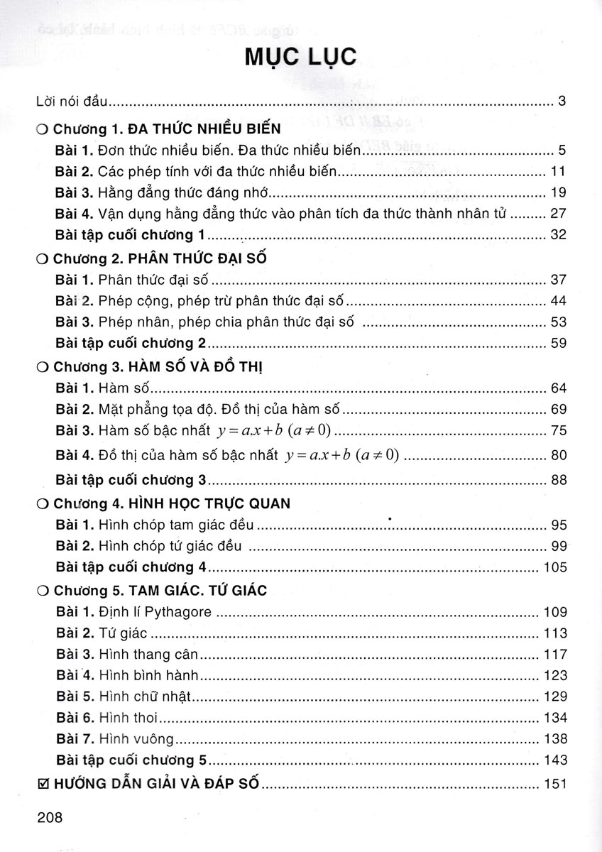 bộ hướng dẫn học tốt toán 8 - tập 1 (bám sát sgk cánh diều)