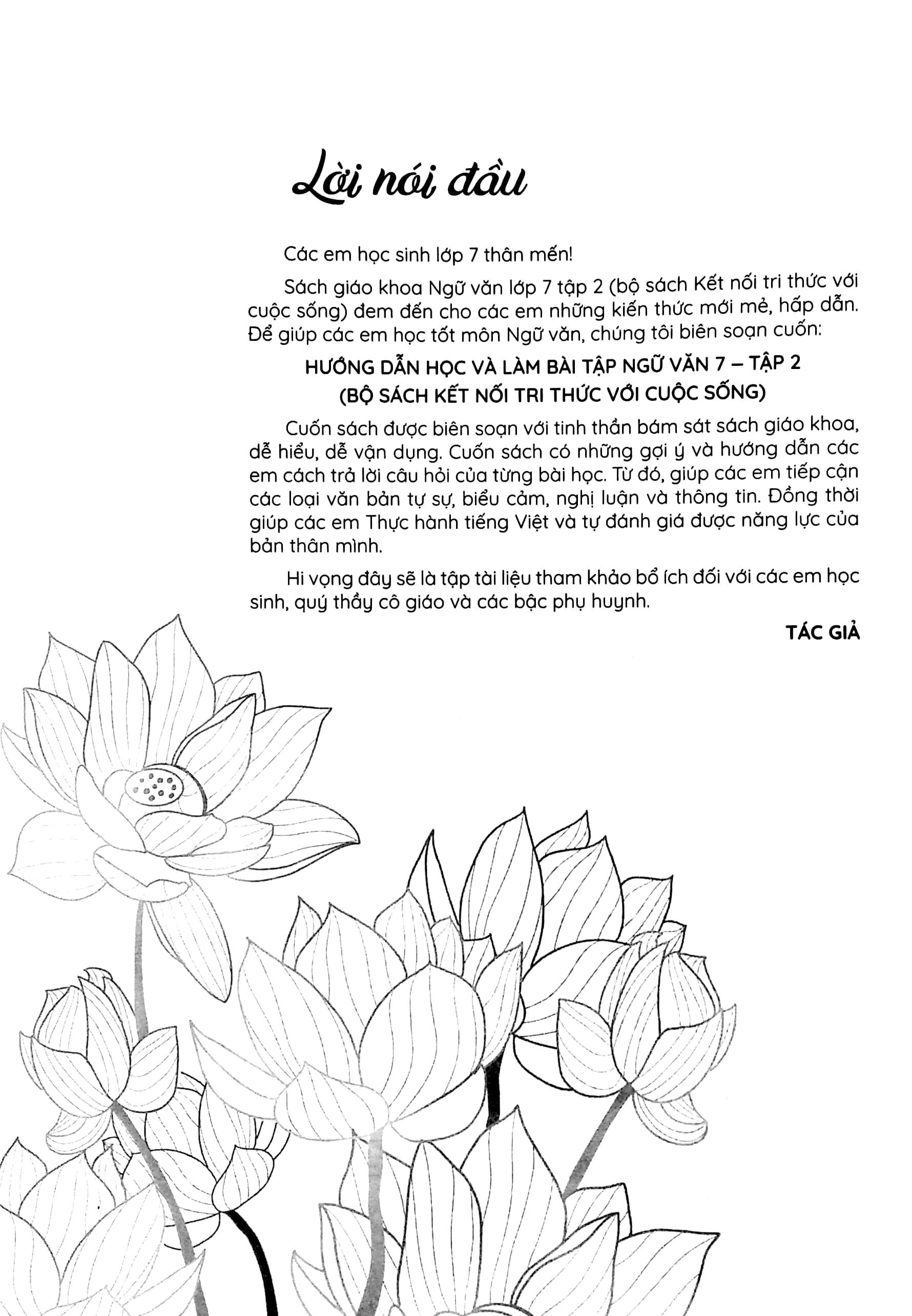 bộ hướng dẫn học và làm bài tập ngữ văn 7 - tập 2 (bộ sách kết nối tri thức và sáng tạo)