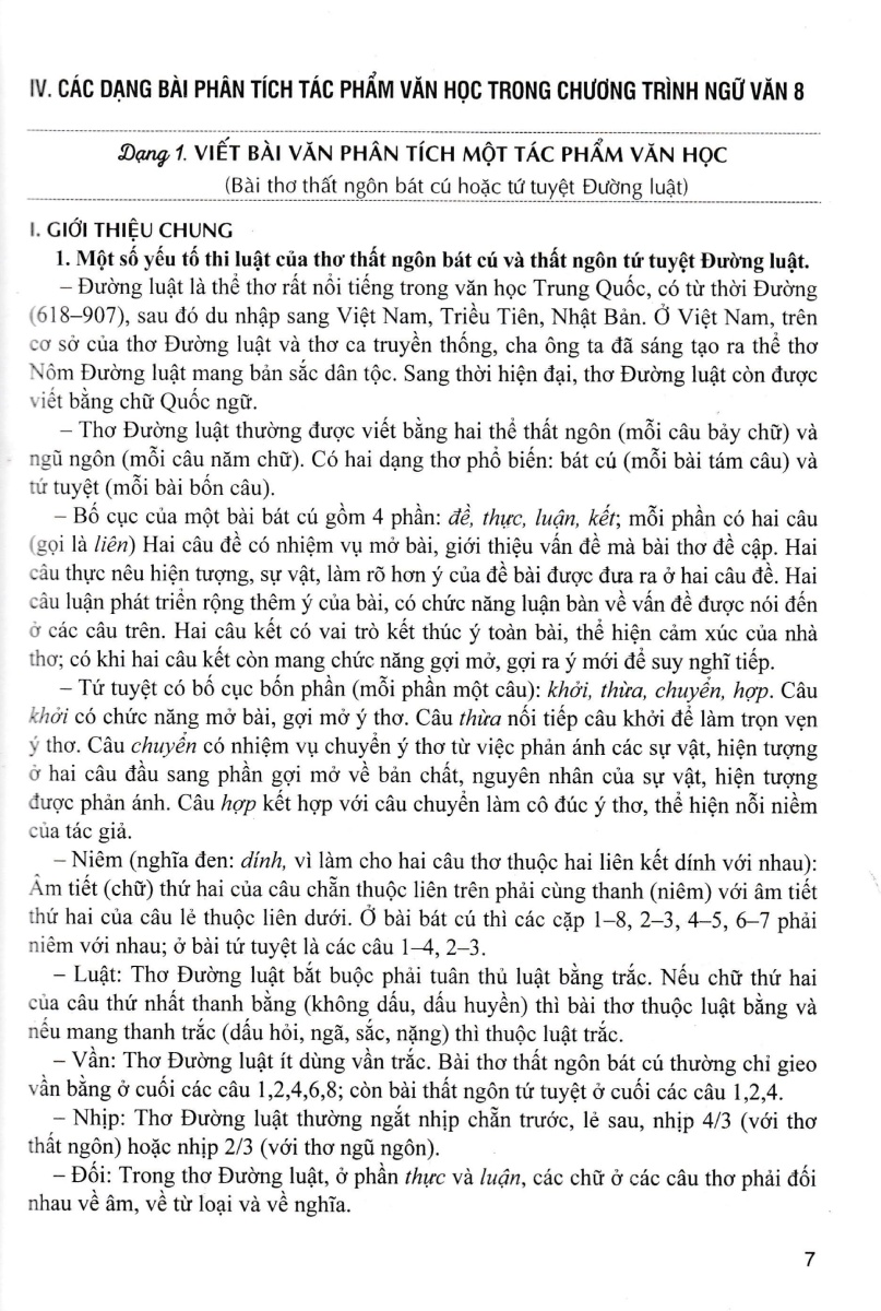 bộ hướng dẫn viết, nói và nghe các dạng văn lớp 8 - tập 2 (dùng chung cho các bộ sgk hiện hành)