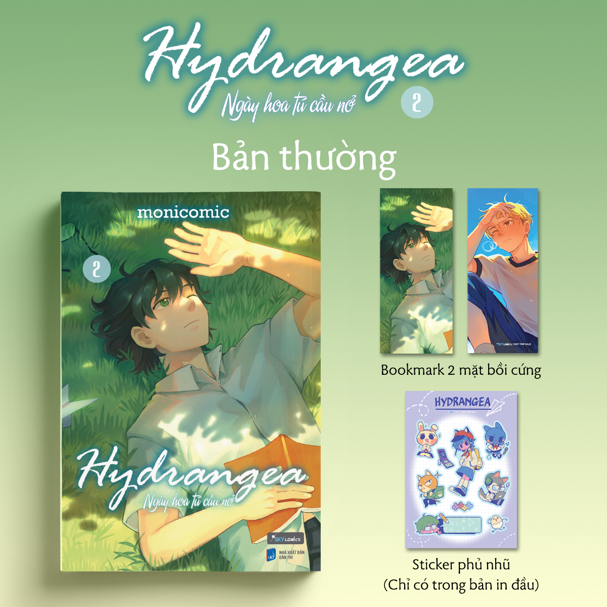 Bo
						
										
										Hydrangea - Ngay Hoa Tu Cau No - Tap 2 - Tang Kem Bookmark 2 Mat Boi Cung + Sticker Phu Nhu