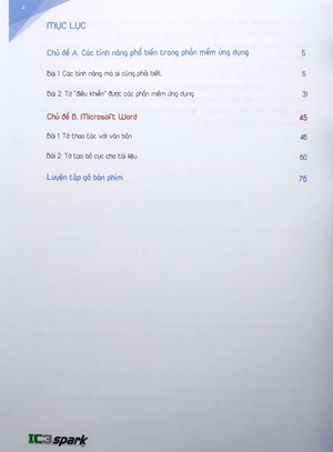 bộ ic3 spark - các ứng dụng chủ chốt - tập 1: microsoft office và microsoft word (tái bản)