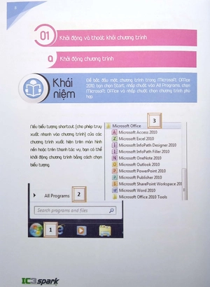 bộ ic3 spark - các ứng dụng chủ chốt - tập 1: microsoft office và microsoft word (tái bản)