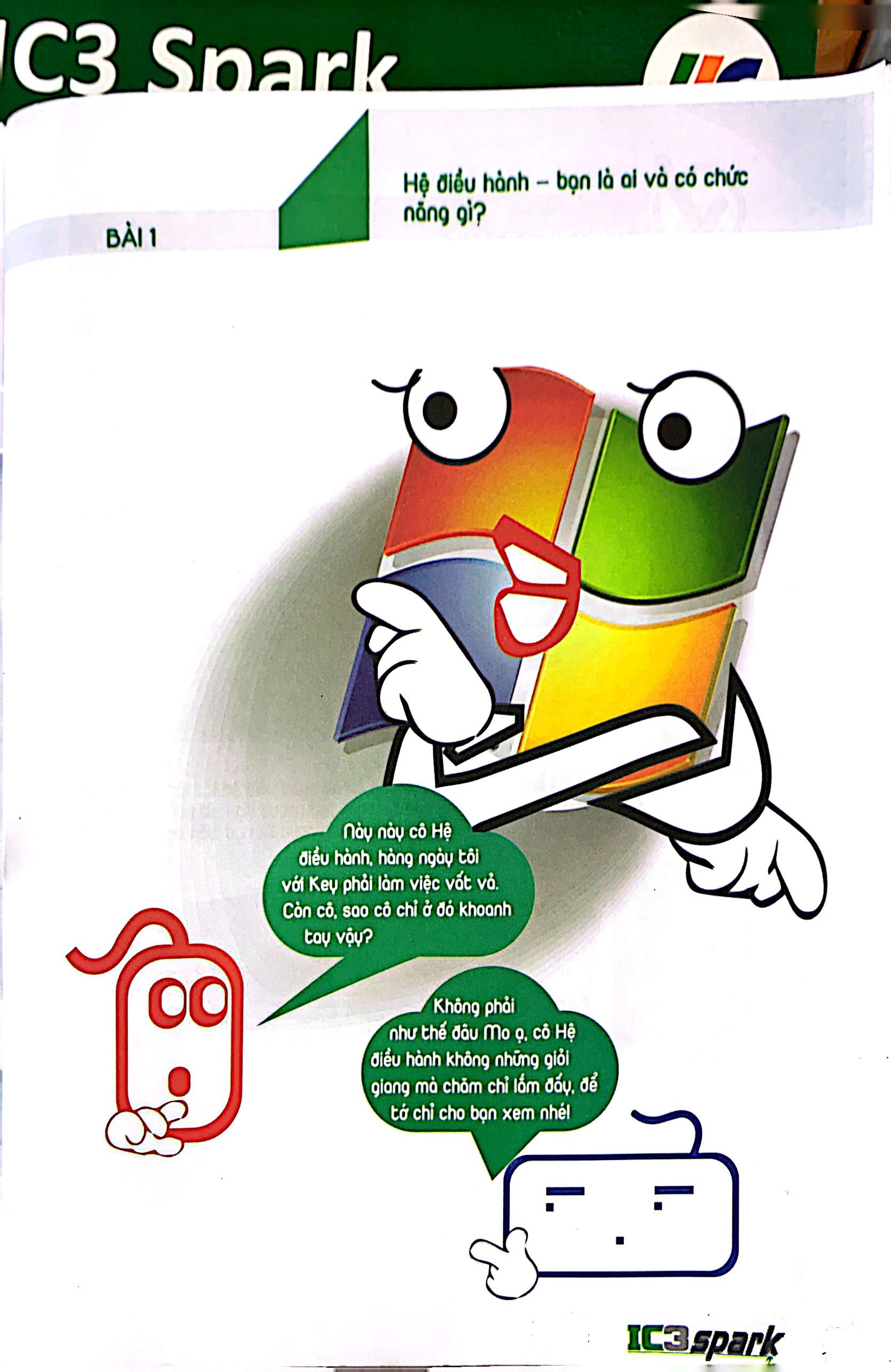 bộ ic3 spark - máy tính thật đơn giản - tập 1: căn bản về hệ điều hành (tái bản)
