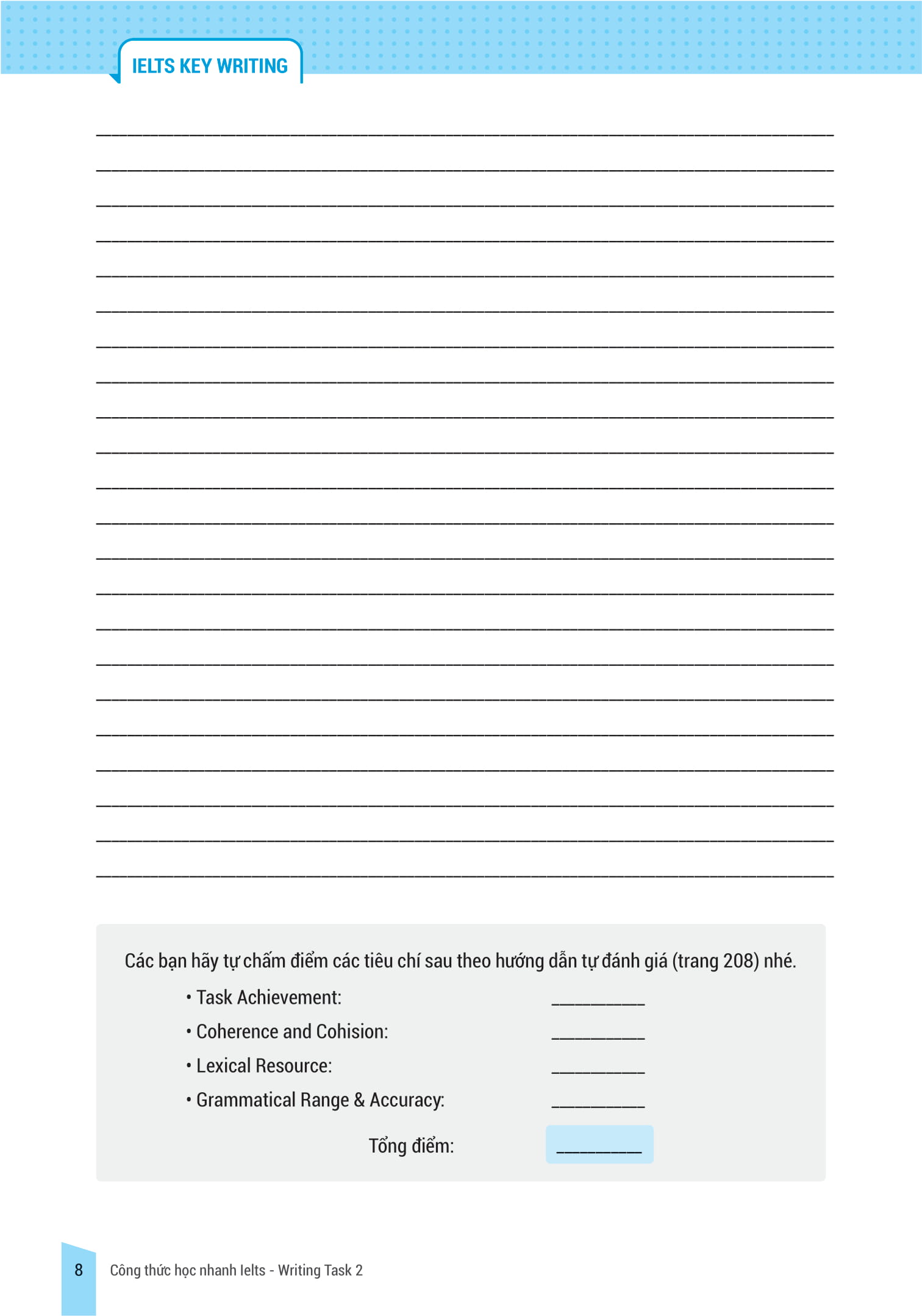 bộ ielts key writing - công thức học nhanh ielts - writing task 2