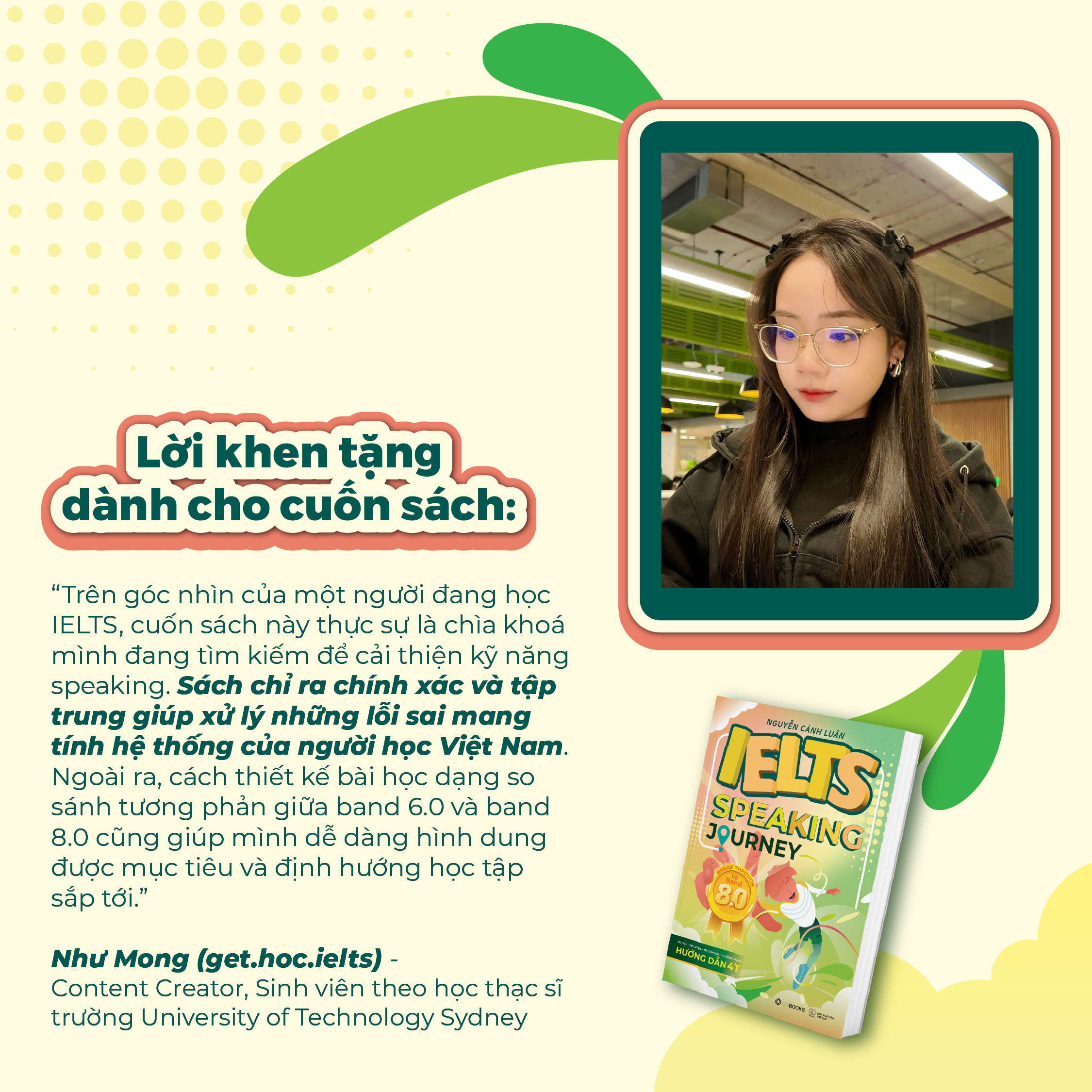 Bộ
						
										
										IELTS Speaking Journey - Break Through To Band 8.0