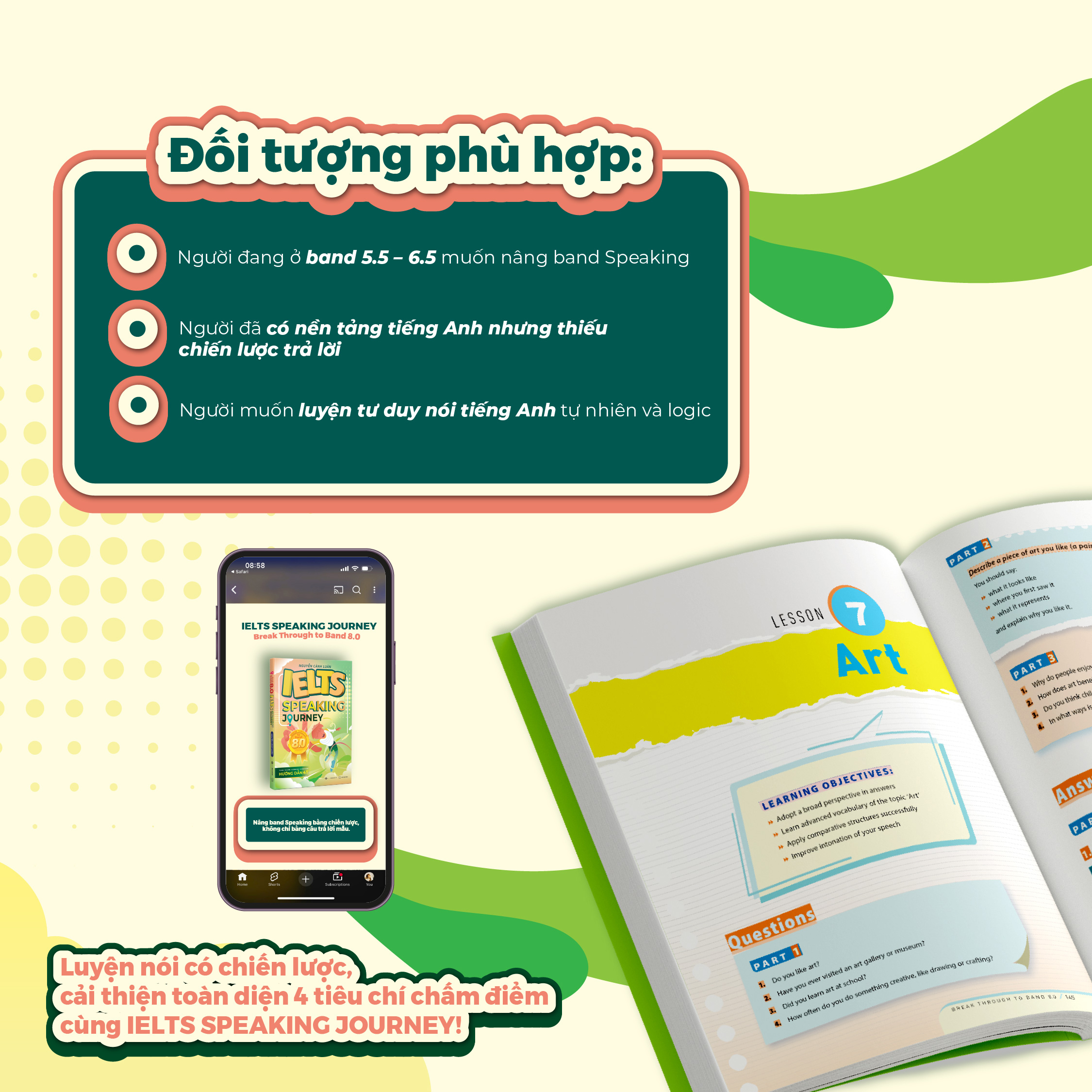 Bộ
						
										
										IELTS Speaking Journey - Break Through To Band 8.0