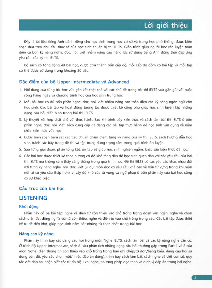 bộ ielts trung học - book 1 upper-intermediate