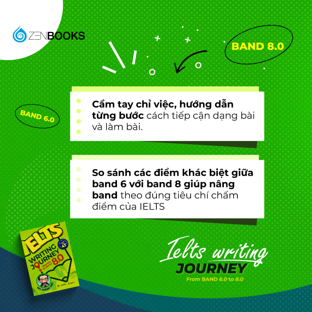 bộ ielts writing journey - elevate to band 8.0