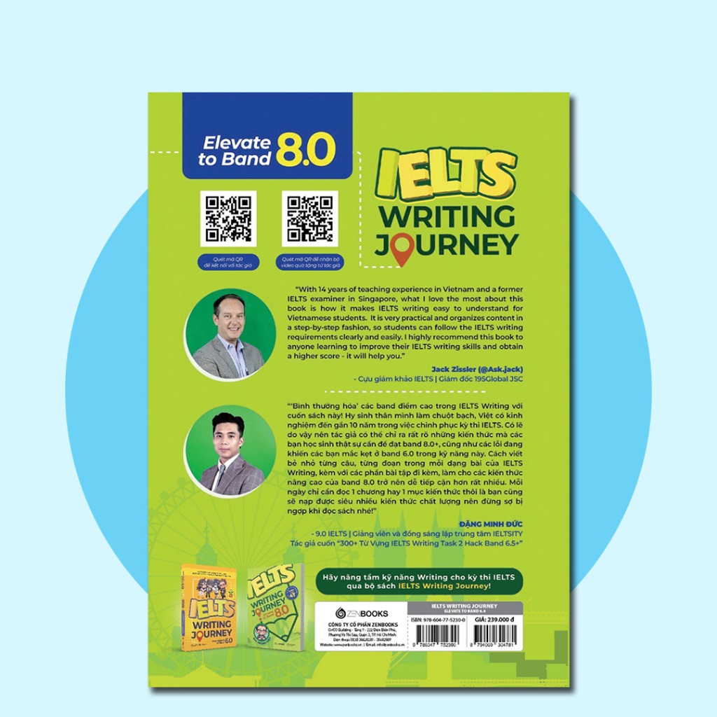 bộ ielts writing journey - elevate to band 8.0